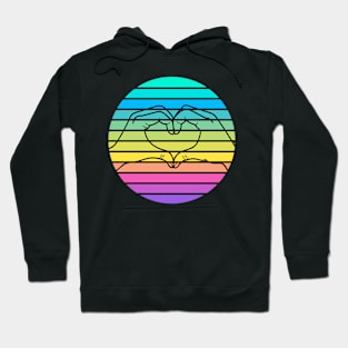 Hands Making Heart Hoodie